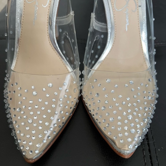 Jessica Simpson Pixera 3 Embellished Stiletto Pointed Toe Heel size 6 - Picture 5 of 8